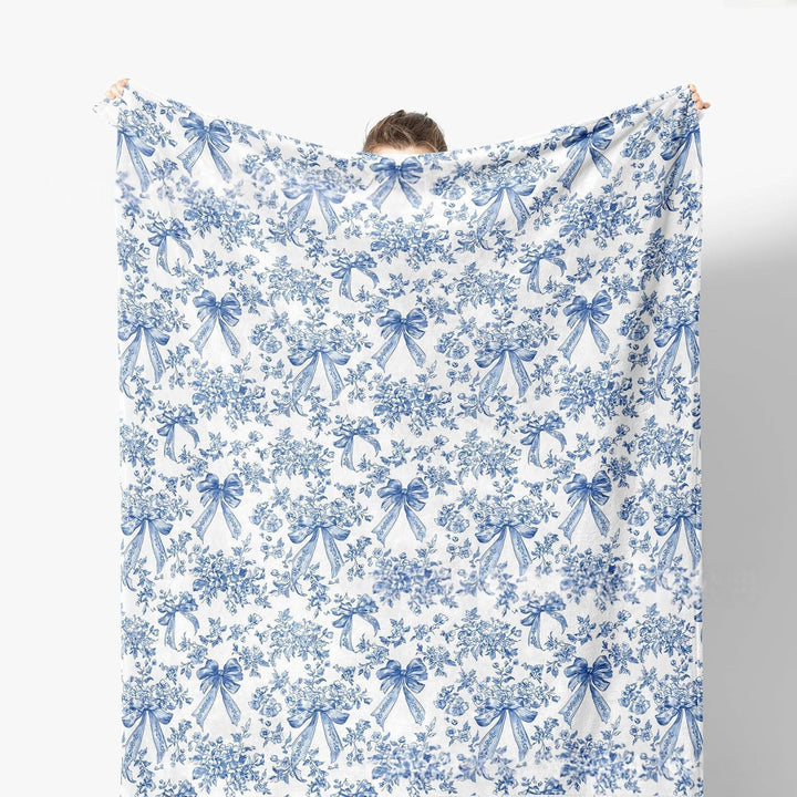 Künstlerisch von Schmetterlingen inspirierte Fleecedecke