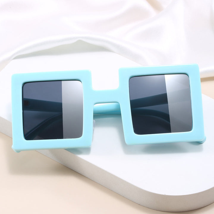Damen modische quadratische Sonnenbrille mit einzigartigem, klarem Design Karnz