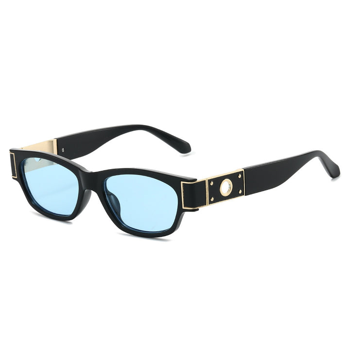 Fette Aussage Rechteckige Sonnenbrille Karnz