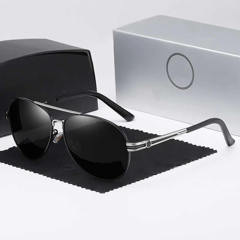 Damen elegante Sonnenbrille mit schmalem Rahmen und UV-Schutz Karnz