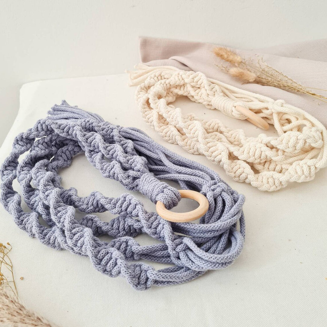 Macrame Wandbehang Dekor mit geflochtenem Design Karnz