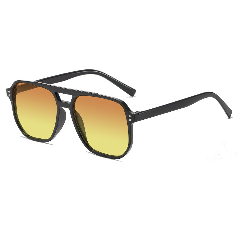 Stylische Breite-Rahmen-Sonnenbrille Karnz
