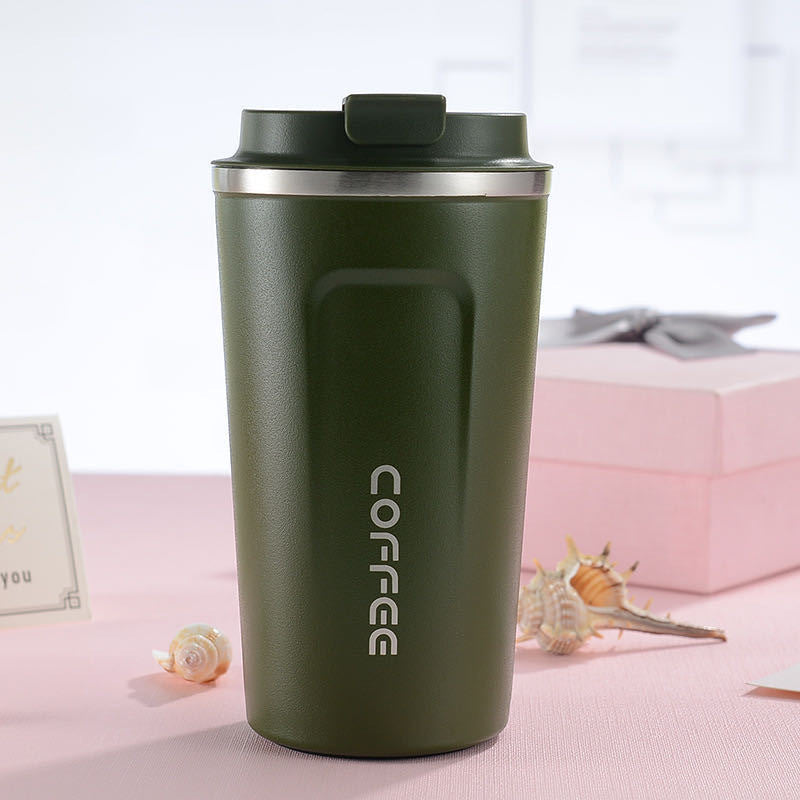 Damen stilvoller Kaffeebecher mit doppelter Wand Isolierung Karnz