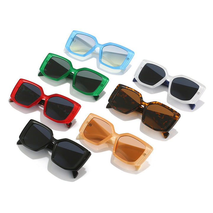 Statement Quadrat Sonnenbrille Karnz
