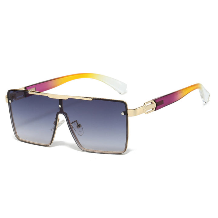 Damen Modische Oversized-Sonnenbrille im exklusiven Schildpatt-Design Karnz