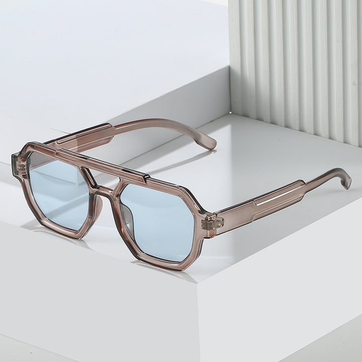 Geometrische Oversized Sonnenbrille Karnz