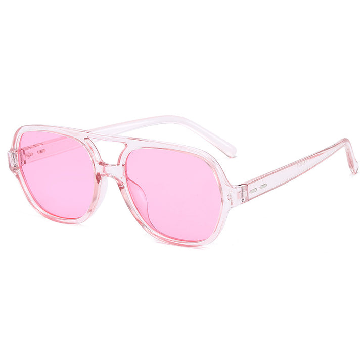 Damen quadratische Brille mit klarem Rahmen und modischem Design Karnz
