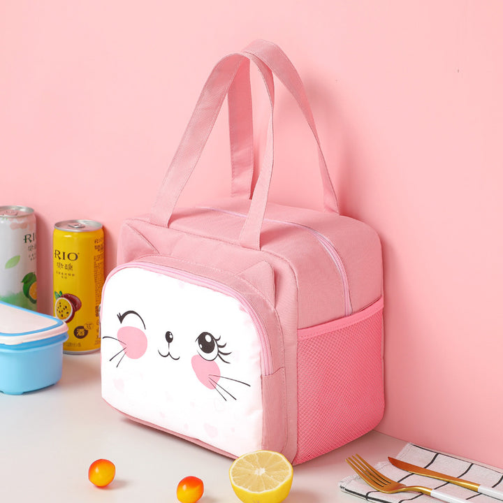 Verspielt tierisch inspiriertes isoliertes Lunchbag Karnz