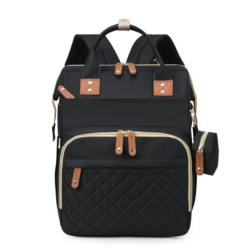 Vielseitiger Mehrfach-Taschen Stepp-Rucksack Karnz