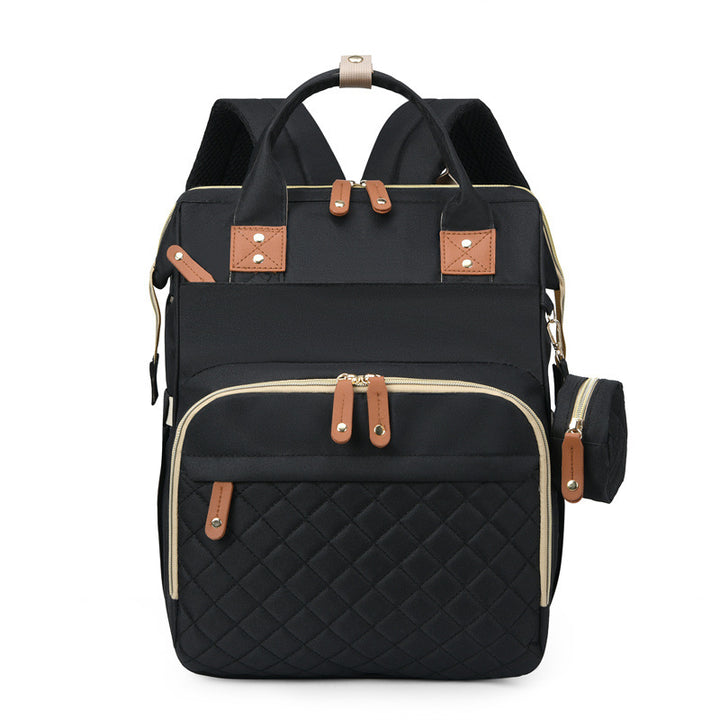Vielseitiger Mehrfach-Taschen Stepp-Rucksack Karnz