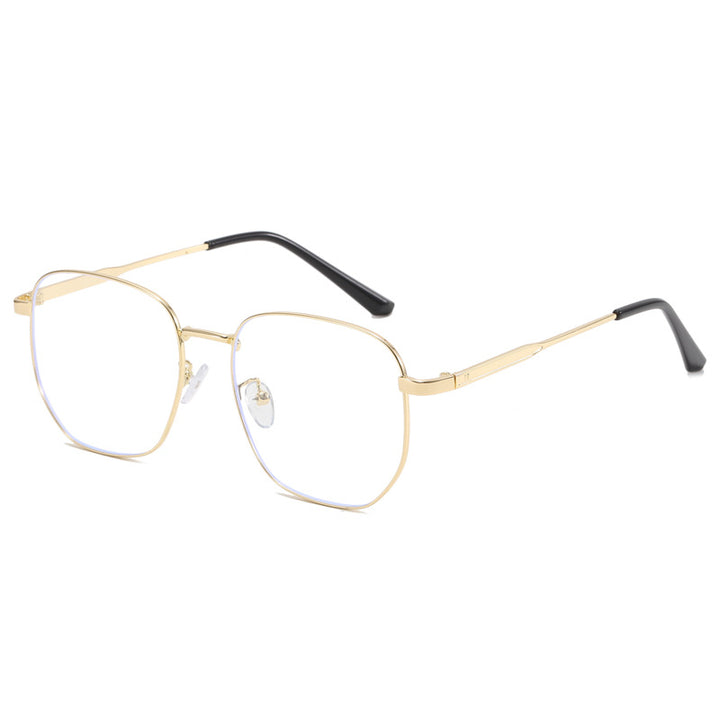 Damen Modische Brille im modernen Schild-Design Karnz