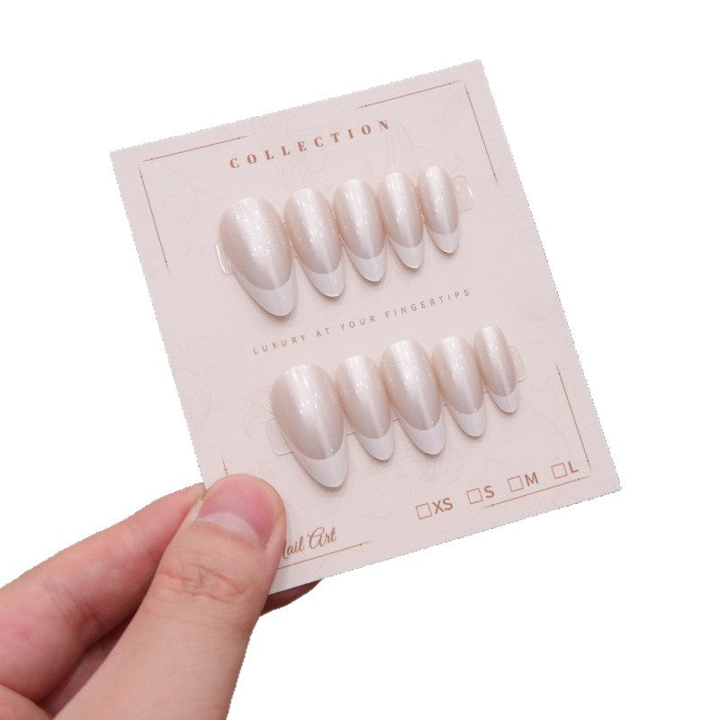 Französische Tipp Press-On Nagelset