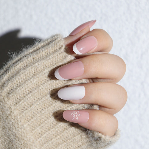 Künstlerische Ombre Stiletto Press-On Nägel Karnz