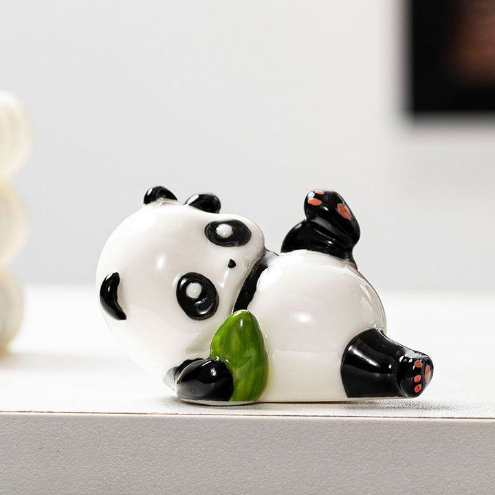 Niedlicher Panda Dekorationsfigur Karnz