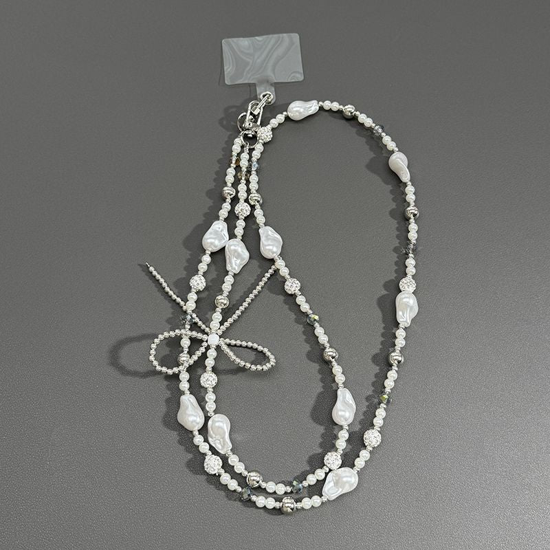Elegante Perlenverzierte Lanyard Karnz