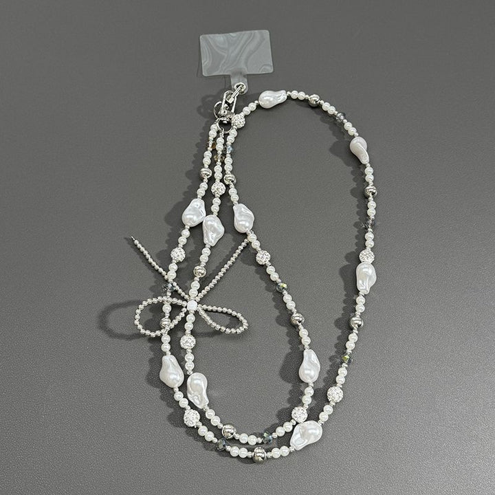 Elegante Perlenverzierte Lanyard Karnz