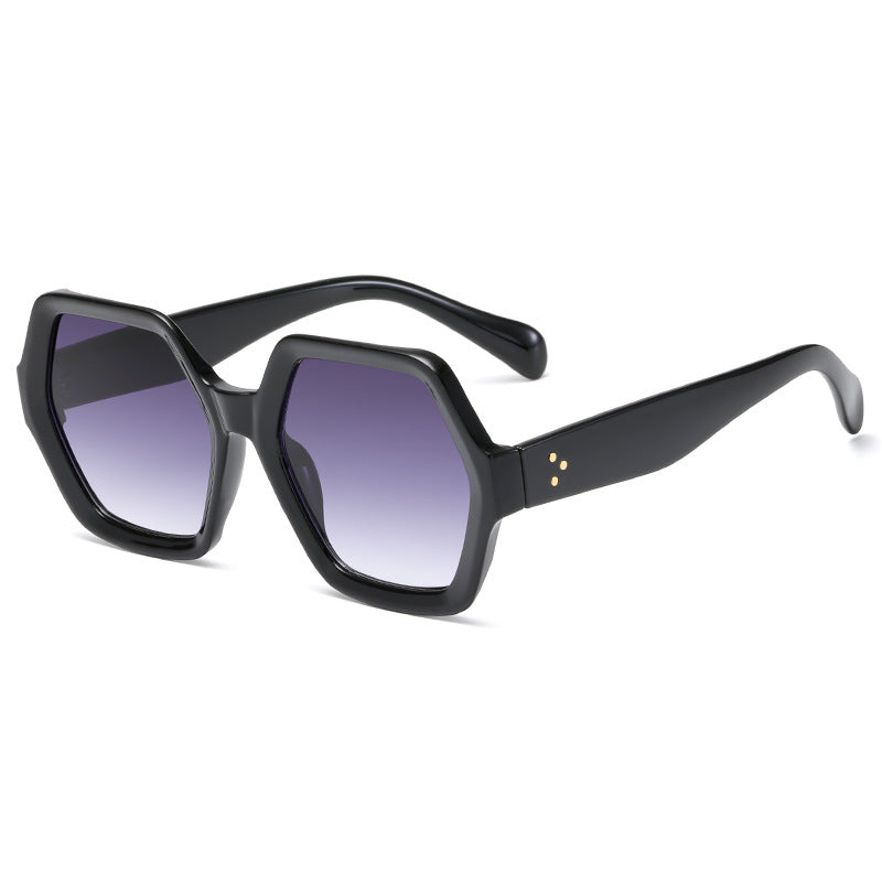 Damen geometrische Lesebrille im markanten Wabenrahmen-Design Karnz