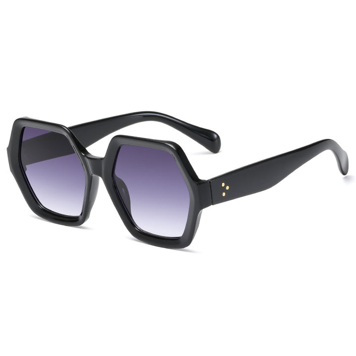 Damen geometrische Lesebrille im markanten Wabenrahmen-Design Karnz