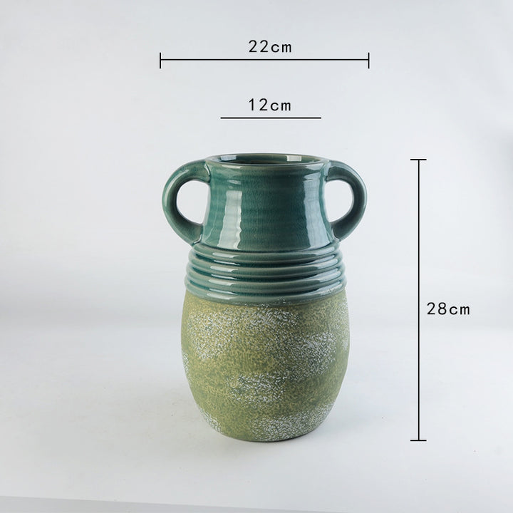 Dekorative und moderne Keramikvase Karnz