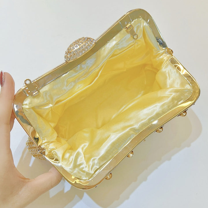 Glitzernde Kristall-Clutch