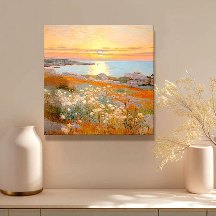 Szenisches Winterlandschaft Leinwandkunst