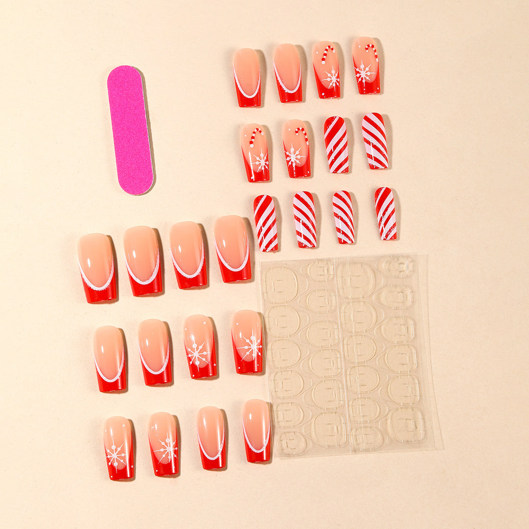 Festliches Saisonales Nagelkunstset Karnz
