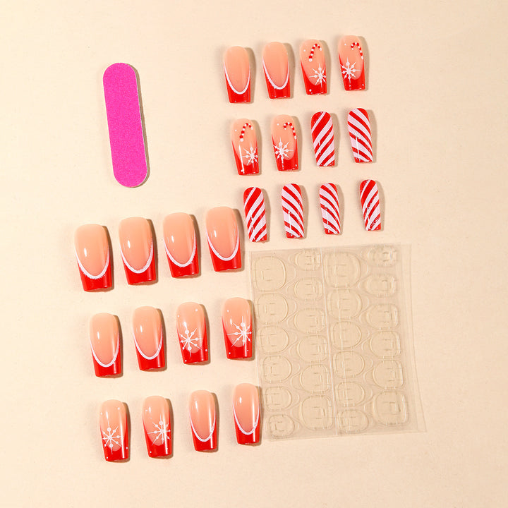 Festliches Saisonales Nagelkunstset Karnz