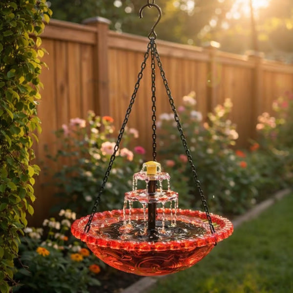 Dekorative Hängende Vogelbadewanne Brunnen Karnz