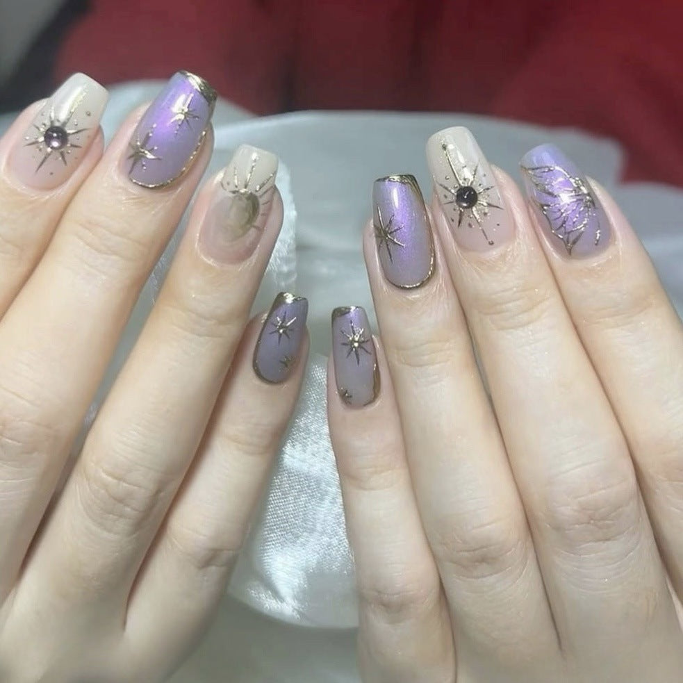 Himmels-Themen Press-On Nagelkunst Set