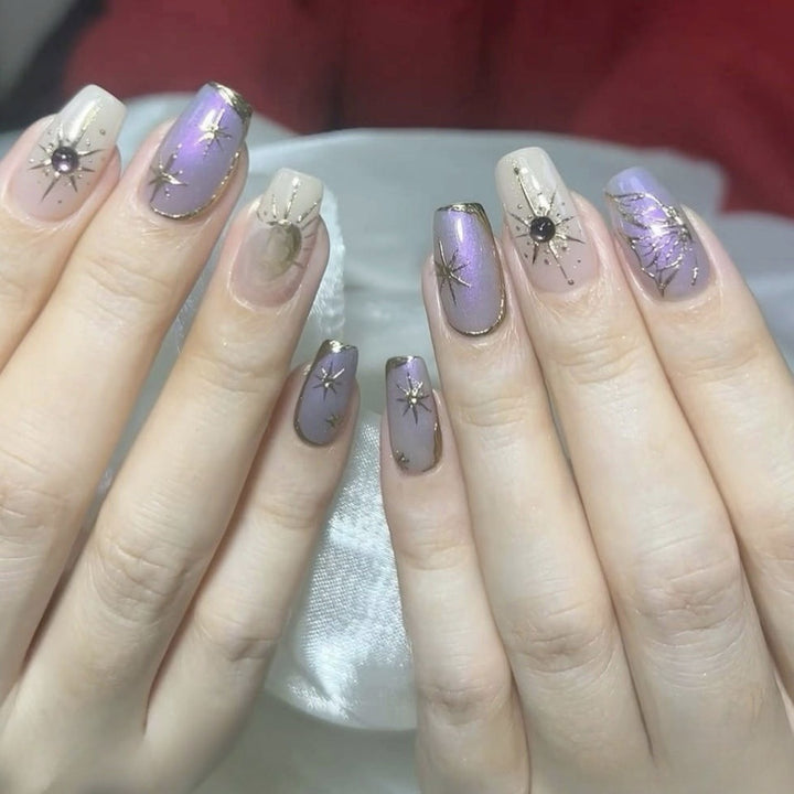 Himmels-Themen Press-On Nagelkunst Set