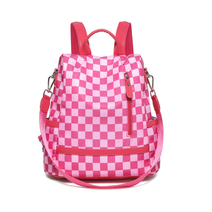 Stylische kariert Rucksack Karnz