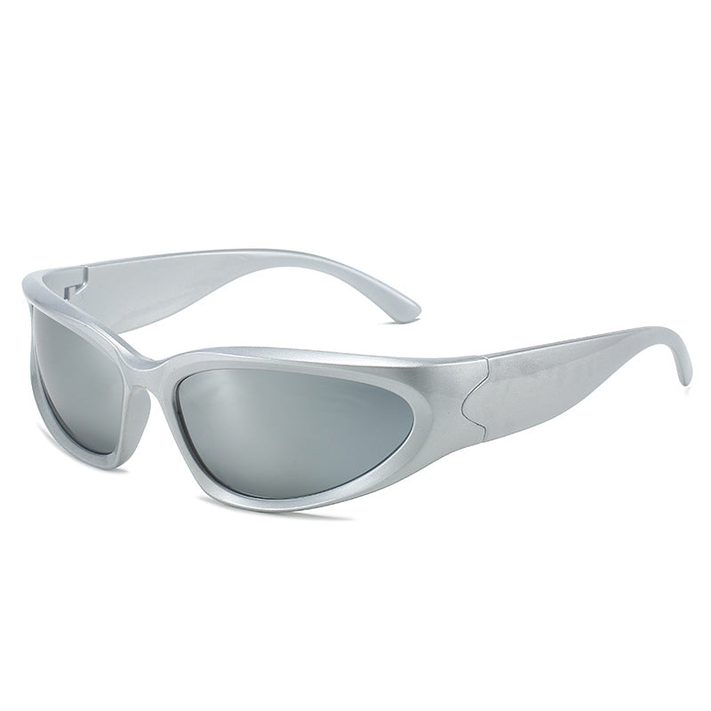 Damen sportliche Sonnenbrille mit ergonomischem Design und polarisierenden Gläsern Karnz