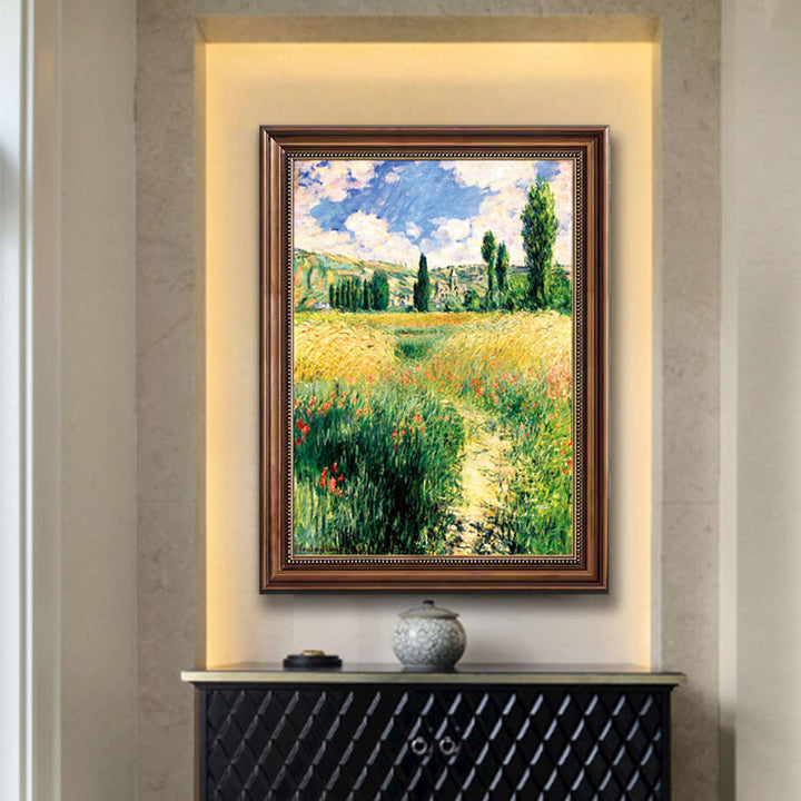 Eingrahmte Impressionistische Landschaft Kunst