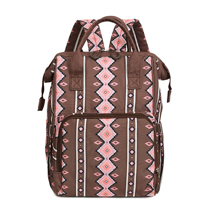 Geometrisch gemusterten Reise-Rucksack