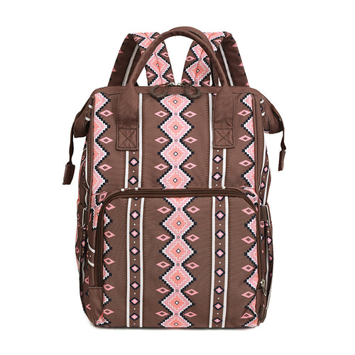 Geometrisch gemusterten Reise-Rucksack