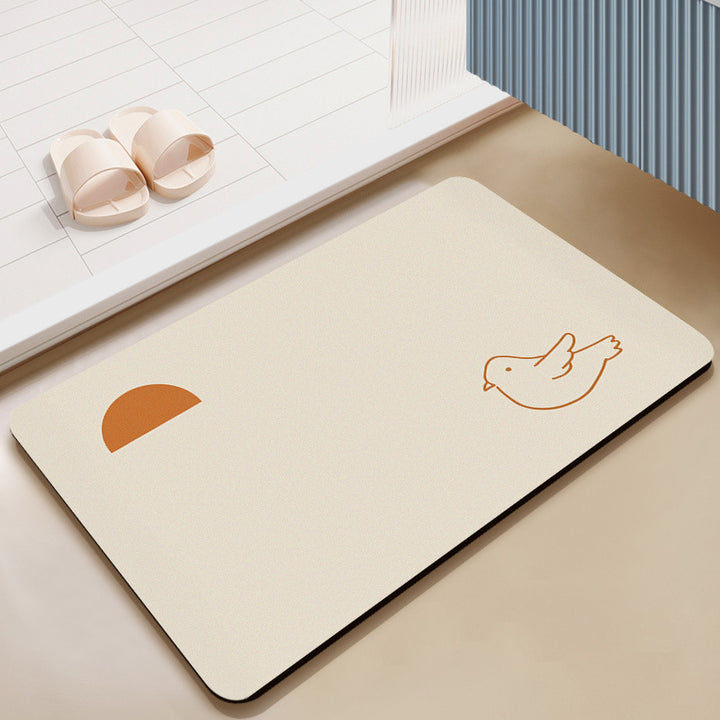 Minimalistische künstlerische Fußmatte