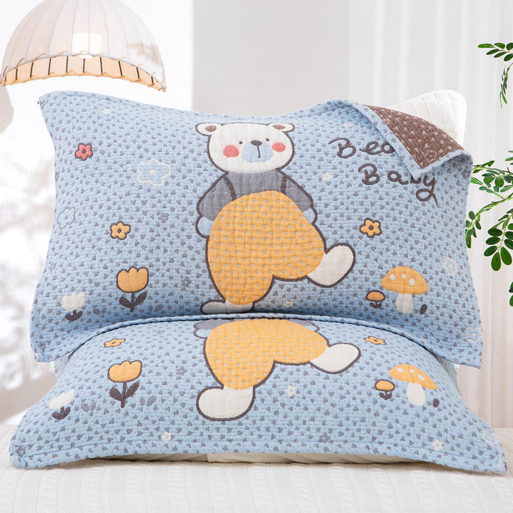 Damen Kissenbezug mit winterlichem Pinguin-Motiv Karnz
