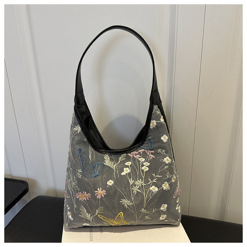 Elegante Schmetterlings-verzierte Schultertasche