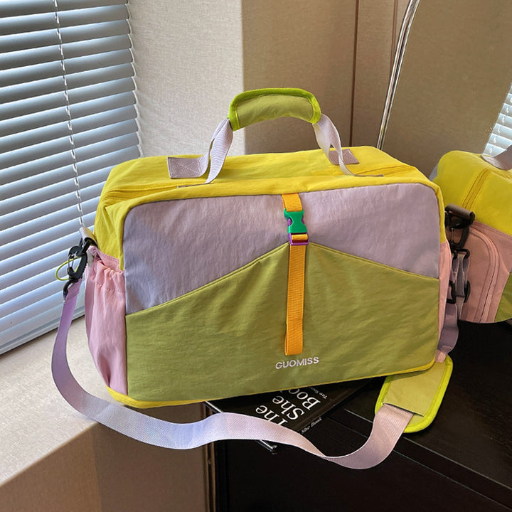 Farbenfrohe Mehrfach-Taschen Reise Duffel Tasche