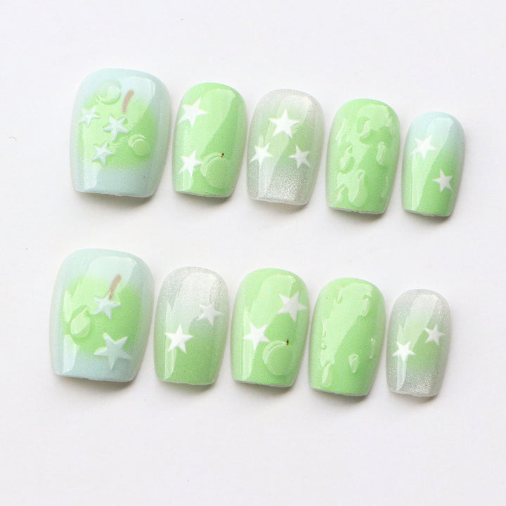 Künstlerisches Sternen Nagelset