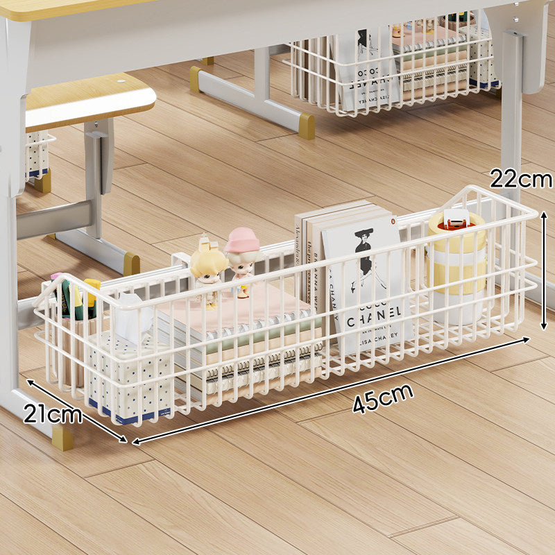 Untertisch Schwebender Drahtaufbewahrungskorb Organizer mit Befestigungsclips