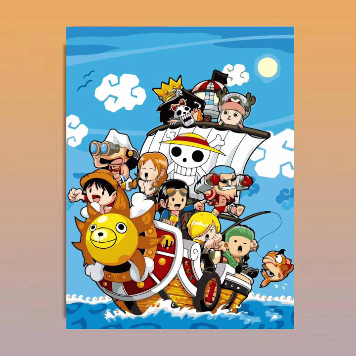 Cartoon-Themen Wandkunst Leinwanddruck Karnz