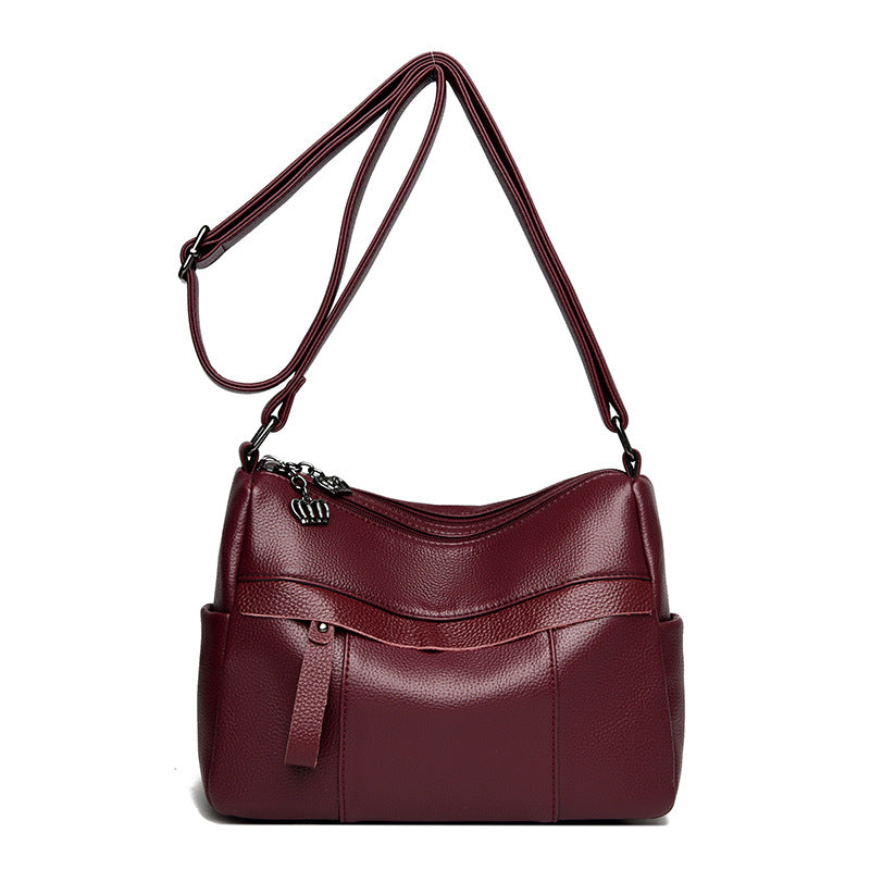 Elegante Mehrfachtasche Schultertasche Karnz