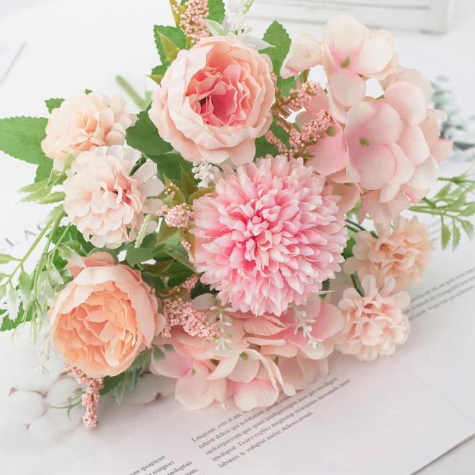 Realistische Künstliche Blumenstrauß Anordnung