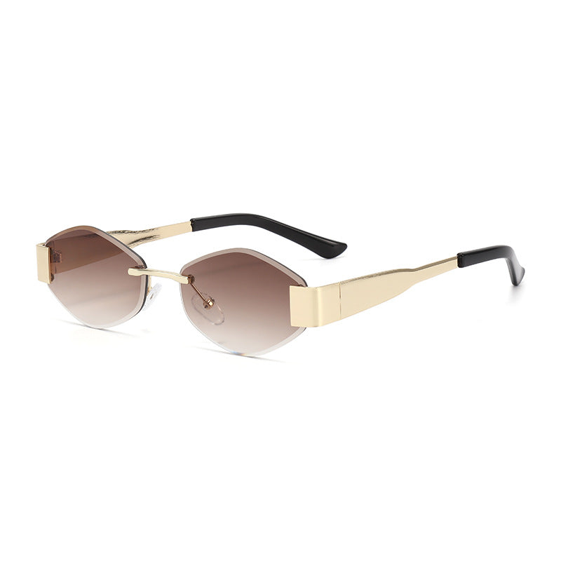 Damen modische Sonnenbrille mit elegantem achteckigen Rahmen und UV-Schutz Karnz