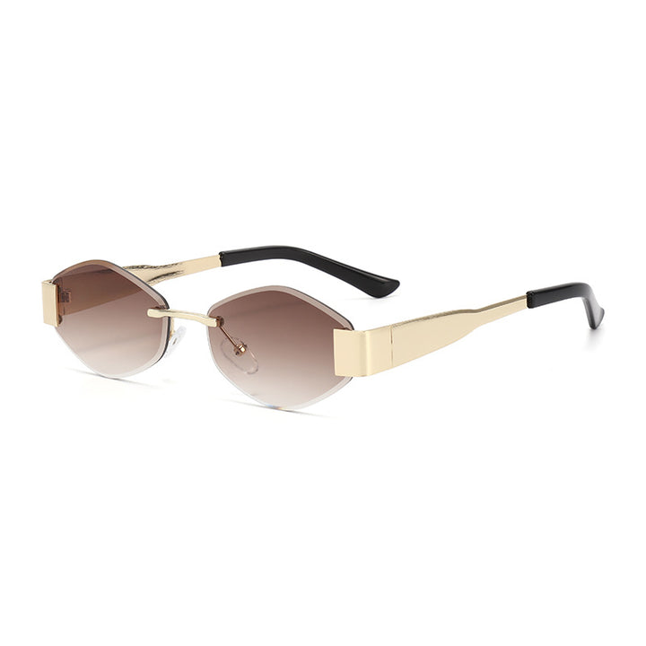 Damen modische Sonnenbrille mit elegantem achteckigen Rahmen und UV-Schutz Karnz