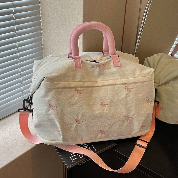Stylische bedruckte Reisetasche