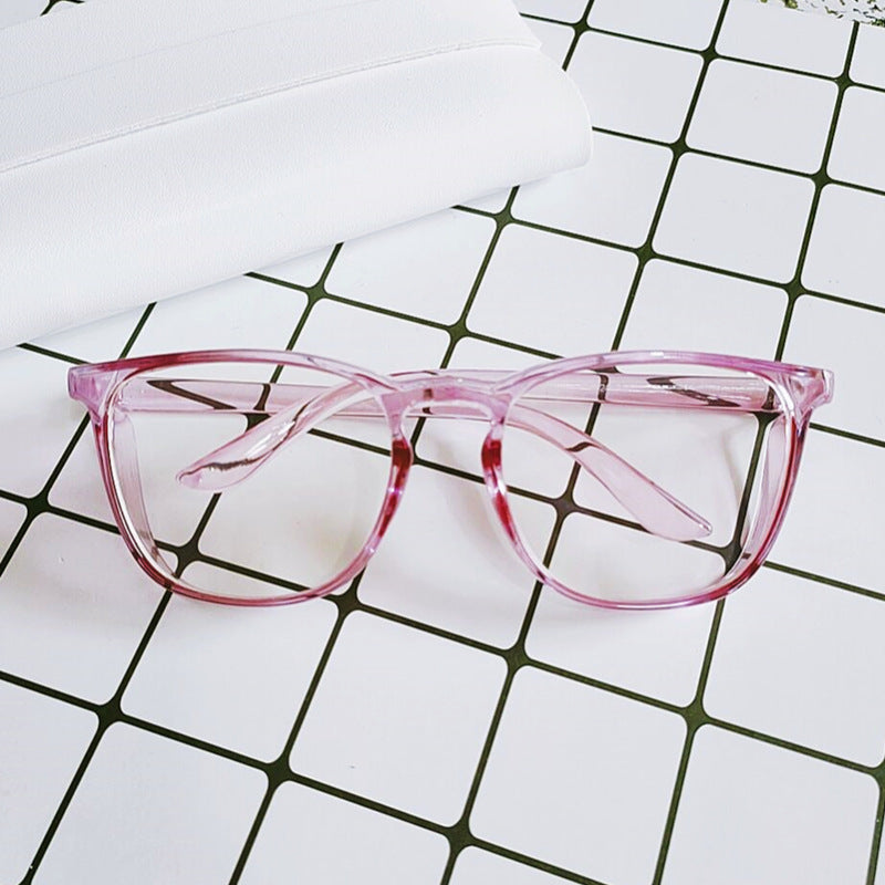 Damen modische Brille mit kantigem Design Karnz