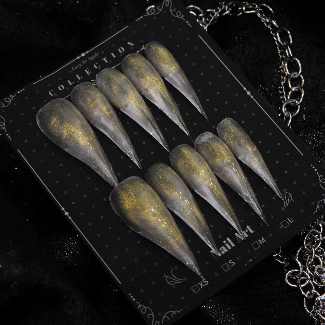 Elegantes Stiletto-Nageldesign-Set