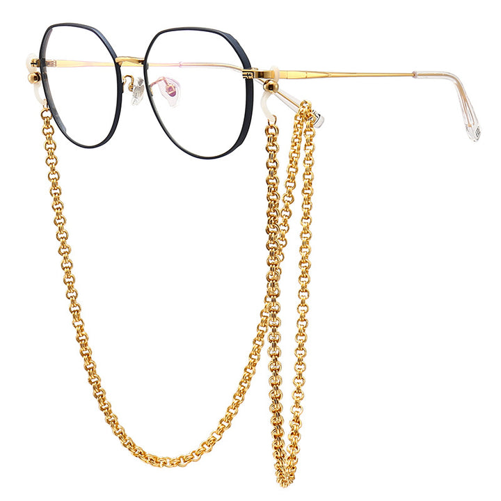 Modische Brillen mit stylischer Kette Karnz